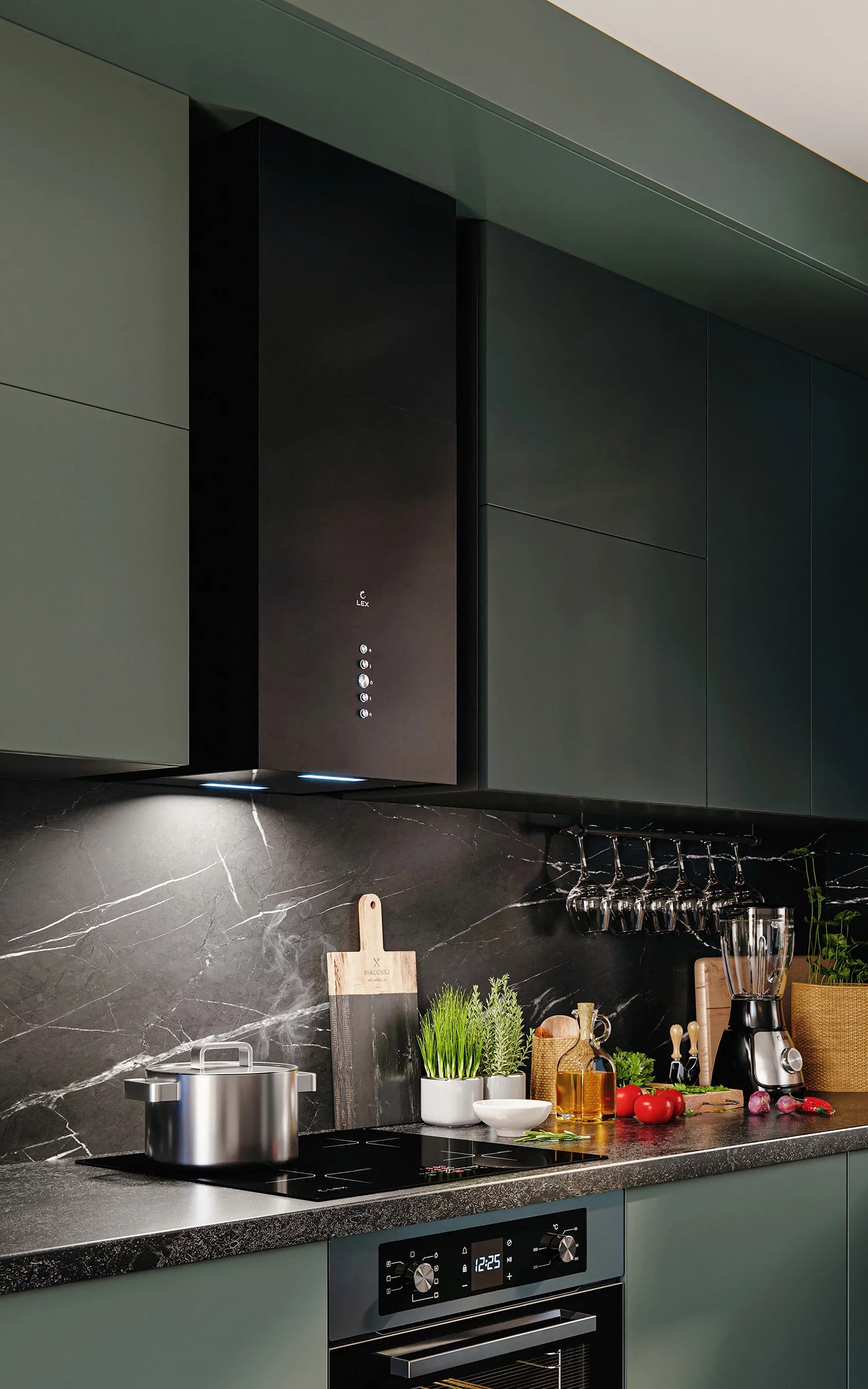 картинка Кухонная вытяжка Lex ALTO 400 BLACK  картинка Кухонная вытяжка Lex ALTO 400 BLACK