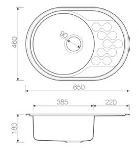 картинка Мойка Omoikiri KASUMIGAURA-65-IN 