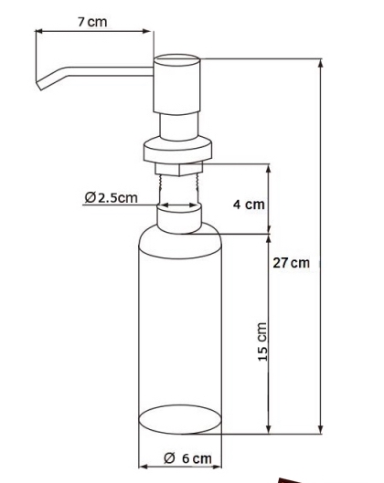 картинка Дозатор для мыла Emar ЕД-300 