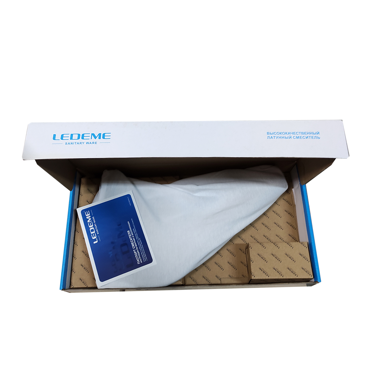 картинка Смеситель Ledeme L4069B черный 