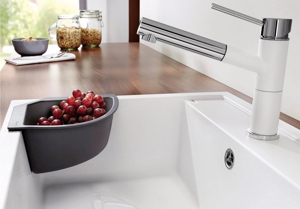 картинка Коландер Blanco 235866 пластик черный 