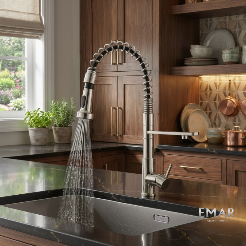 картинка Смеситель Emar ЕСВ 7021 сатин 