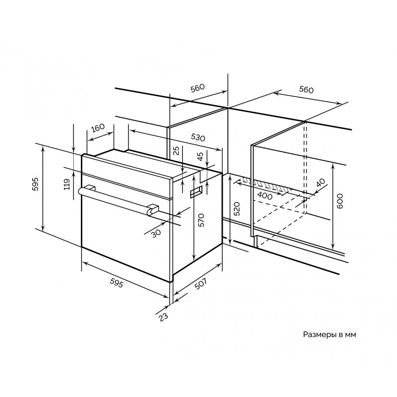 картинка Духовой шкаф Lex EDP 093 IX NEW  картинка Духовой шкаф Lex EDP 093 IX NEW