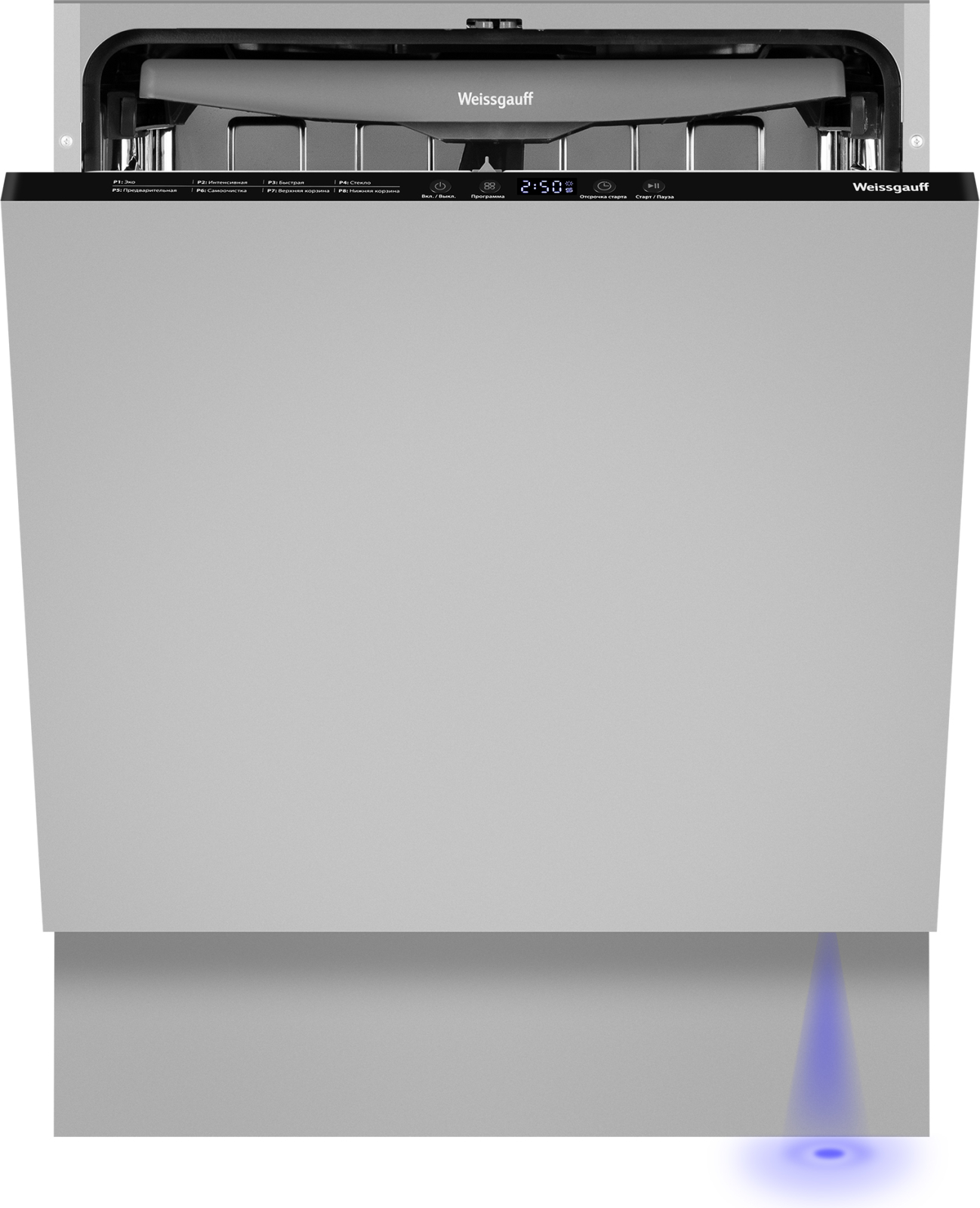 картинка Посудомоечная машина встраиваемая Weissgauff BDW 6038 D Autoopen 