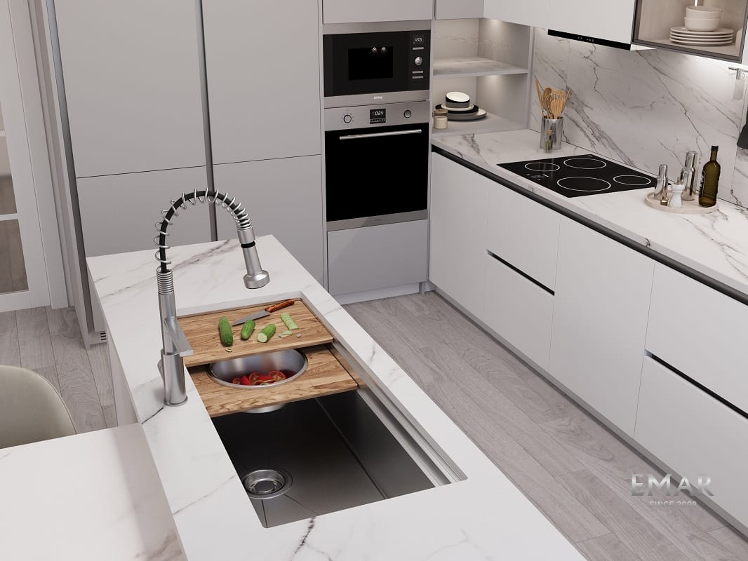 картинка Кухонная мойка Emar Pvd EMB-111 SATIN 