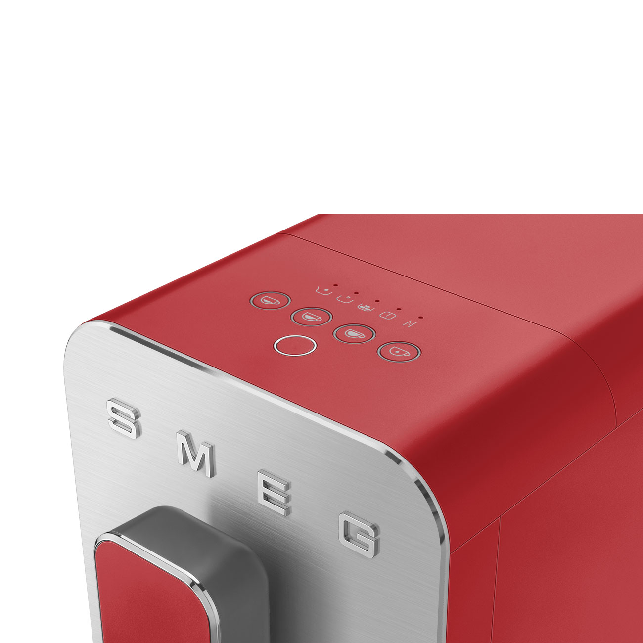 картинка Кофемашина Smeg BCC01RDMEU красный матовый  картинка Кофемашина Smeg BCC01RDMEU красный матовый