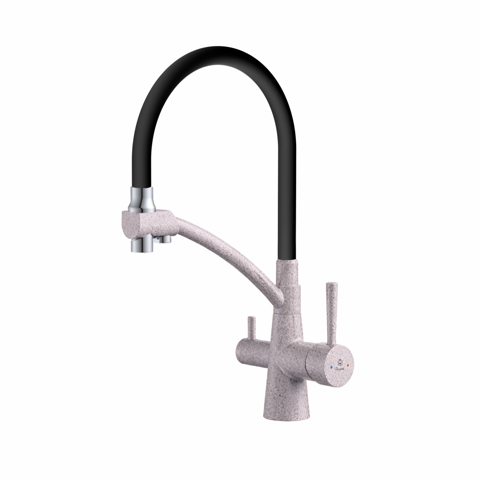 картинка Смеситель Gerdamix BROOKS (FL) black 