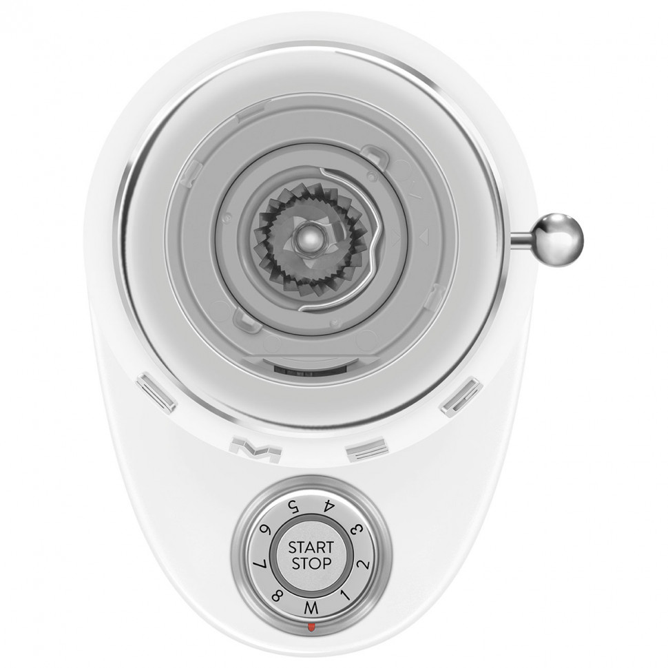 картинка Кофемолка Smeg CGF03WHEU белый 