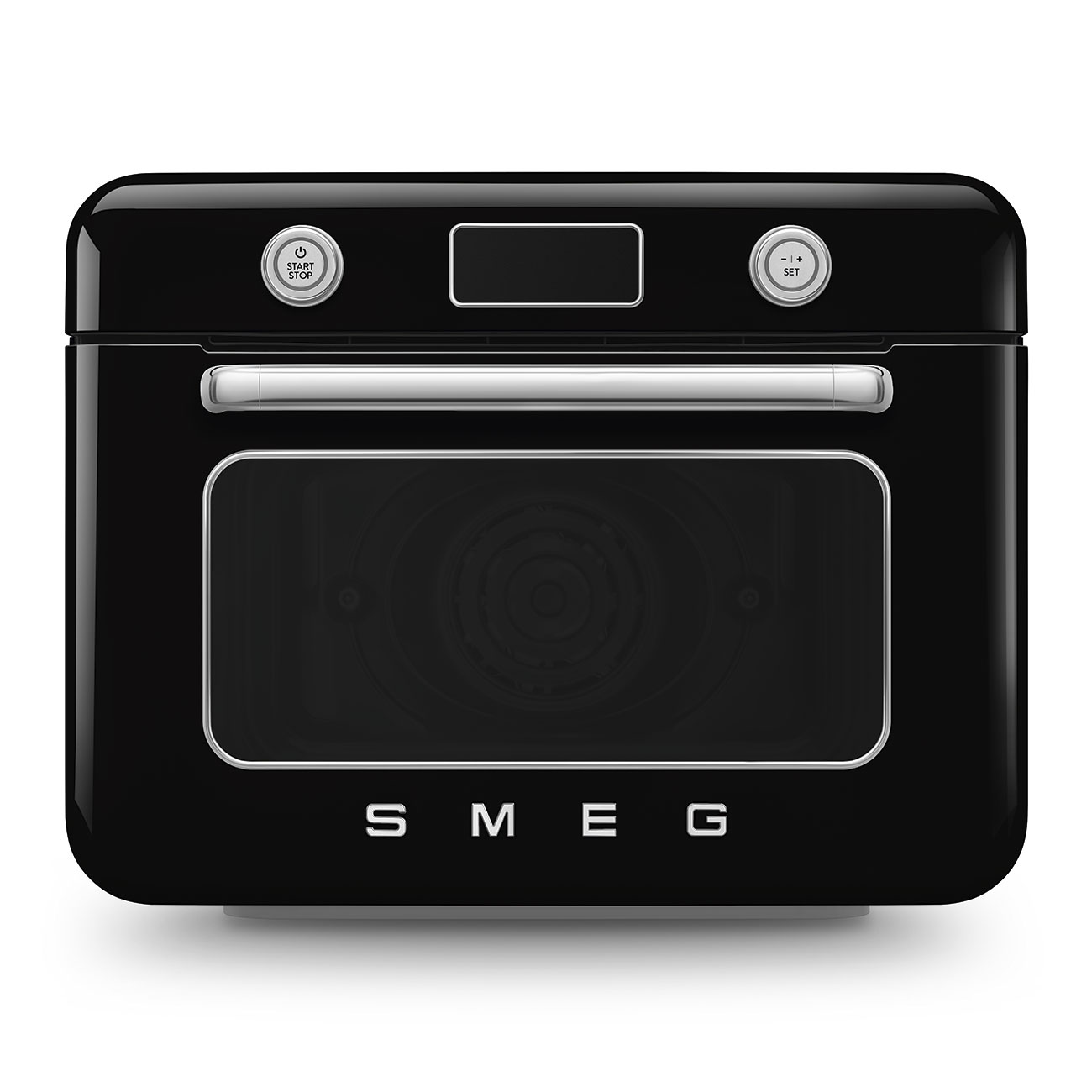 картинка Мини-печь с паром Smeg COF01BLEU чёрный  картинка Мини-печь с паром Smeg COF01BLEU чёрный