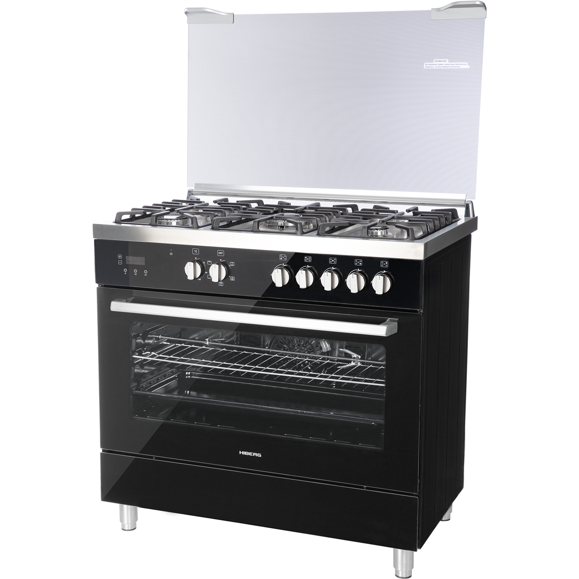 картинка Комбинированная кухонная плита Hiberg FEG 950-25 MB  картинка Комбинированная кухонная плита Hiberg FEG 950-25 MB