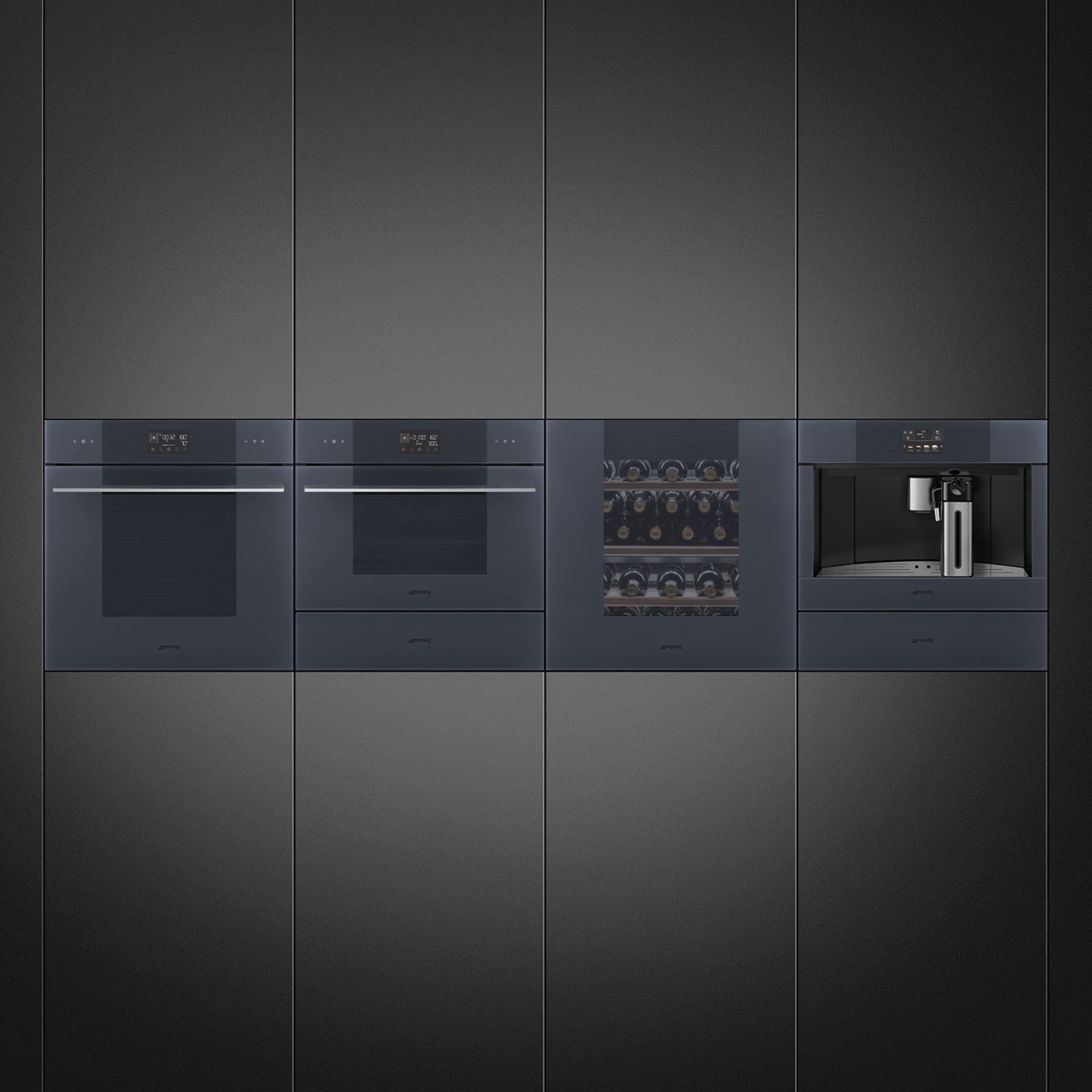 картинка Подогреватель посуды Smeg CPRT115G Neptune grey  картинка Подогреватель посуды Smeg CPRT115G Neptune grey