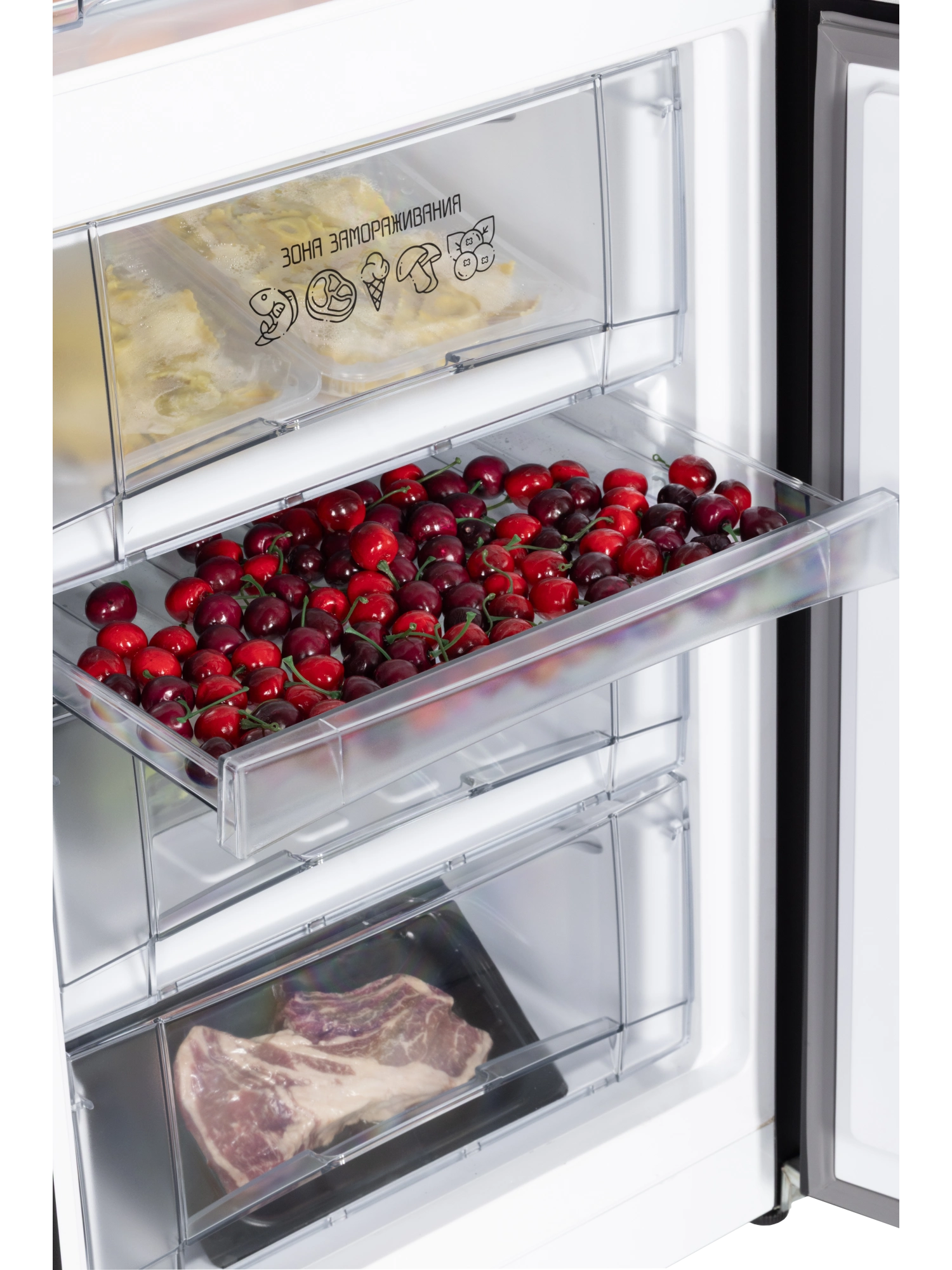 картинка Отдельностоящий холодильник Nord NRG 152 DTM титан 