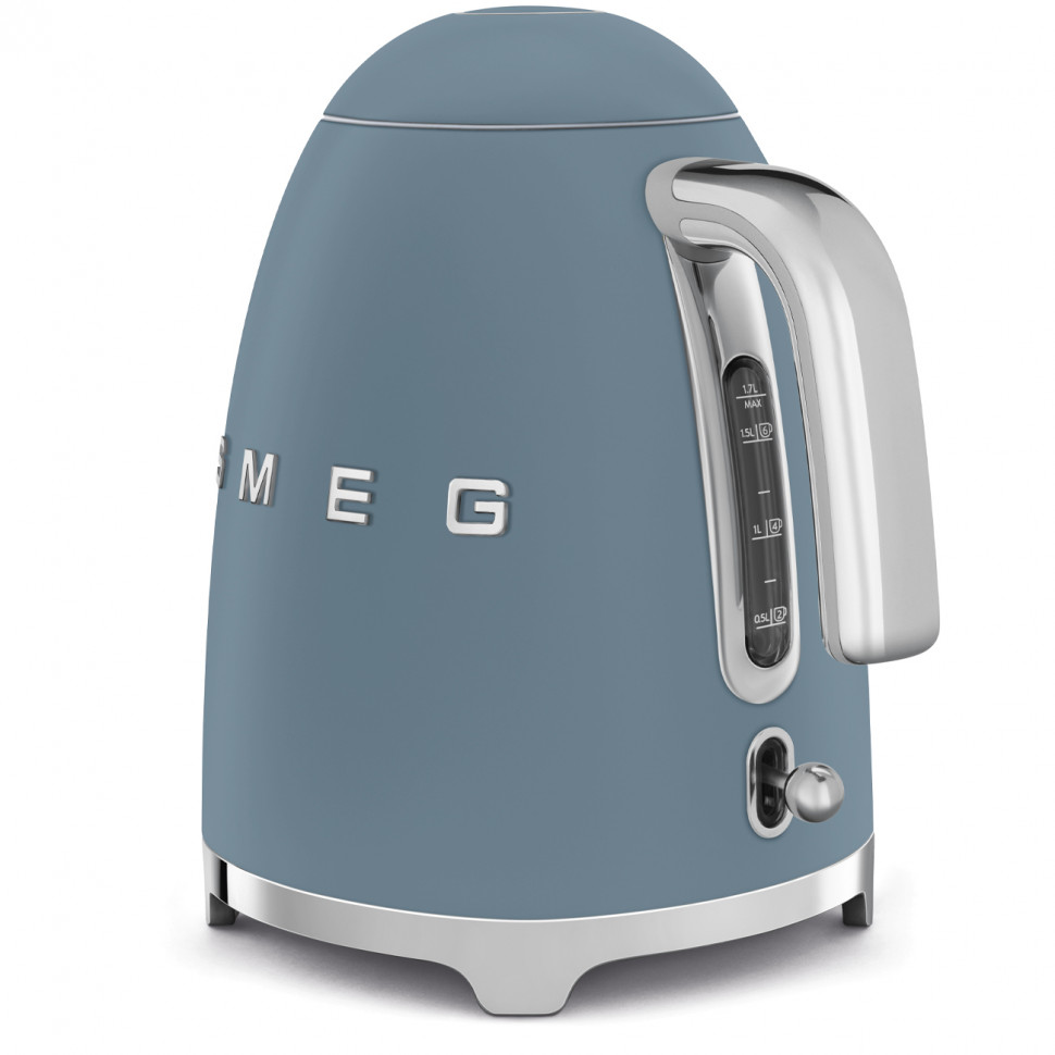 картинка Чайник Smeg KLF03SBMEU синий шторм матовый 