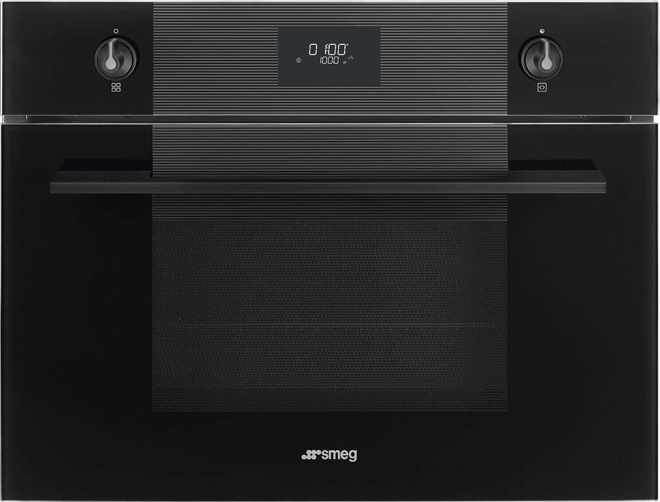 картинка Электрический духовой шкаф с функцией СВЧ Smeg SO4101M1B3  картинка Электрический духовой шкаф с функцией СВЧ Smeg SO4101M1B3