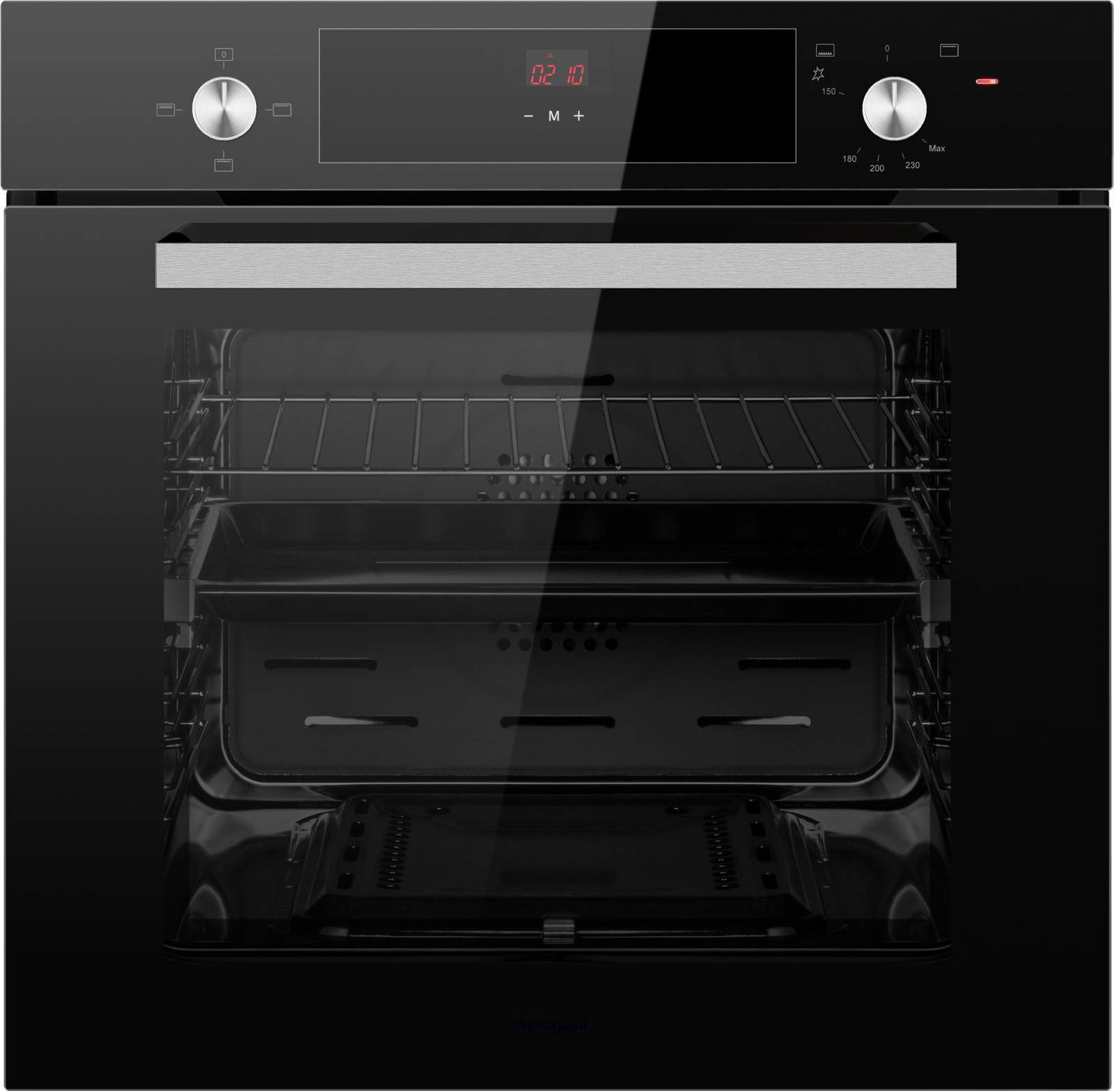 картинка Газовый духовой шкаф Weissgauff WGO 706 D BLACK GLASS  картинка Газовый духовой шкаф Weissgauff WGO 706 D BLACK GLASS