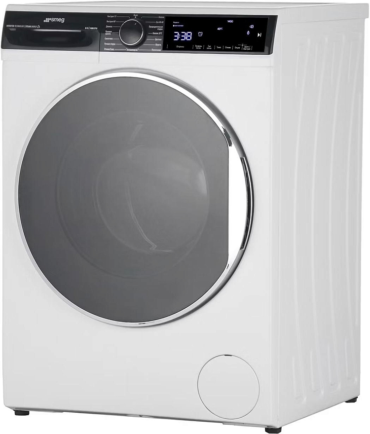 картинка Стиральная машина с паром Smeg WM3T84RU4  картинка Стиральная машина с паром Smeg WM3T84RU4