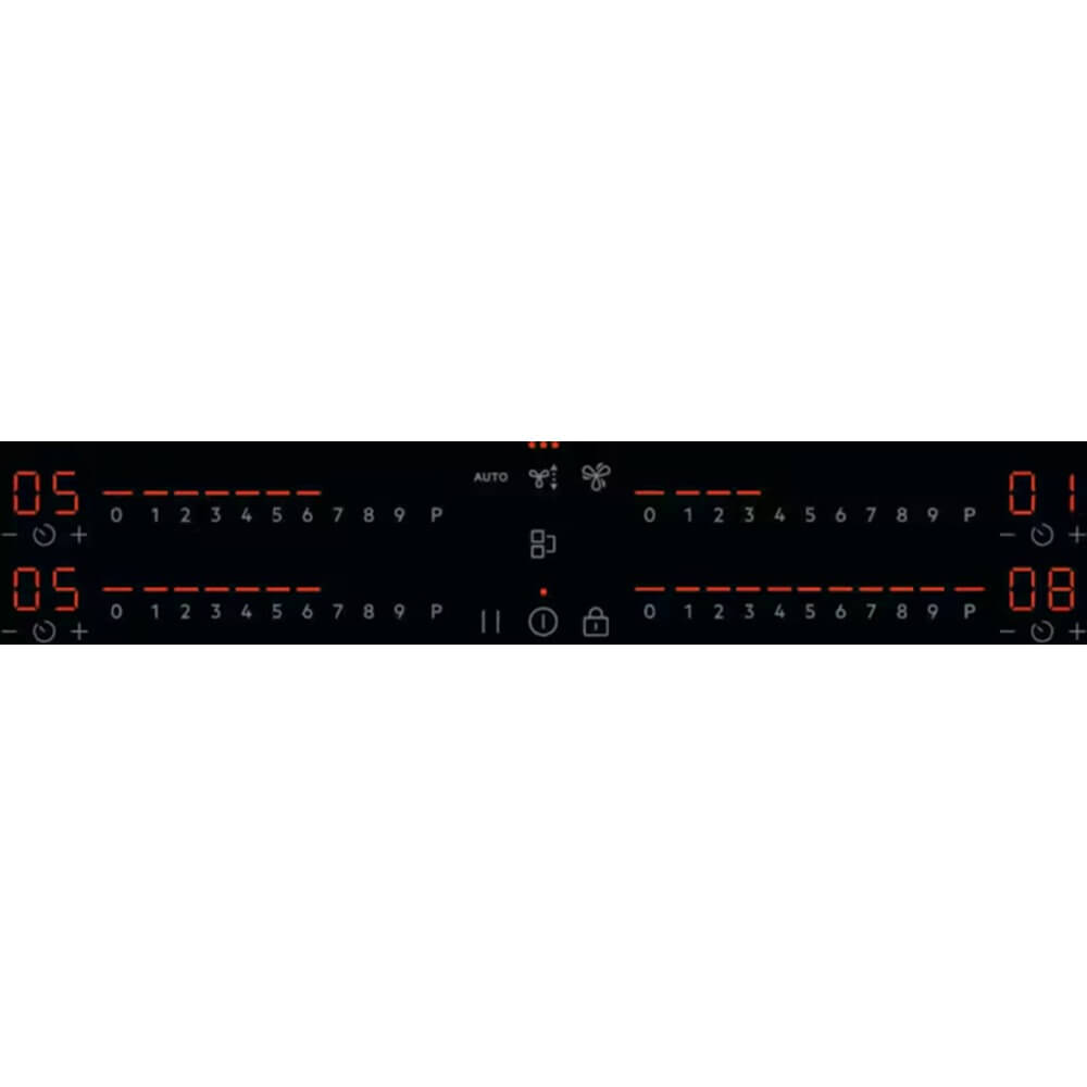 картинка Индукционная варочная панель с вытяжкой Aeg NCH84B03AB 
