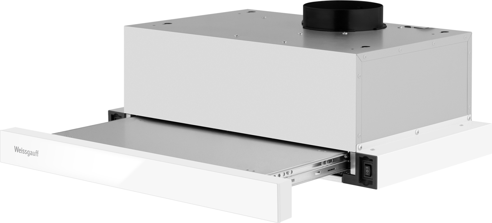 картинка Кухонная вытяжка Weissgauff TEL 500 White Glass 