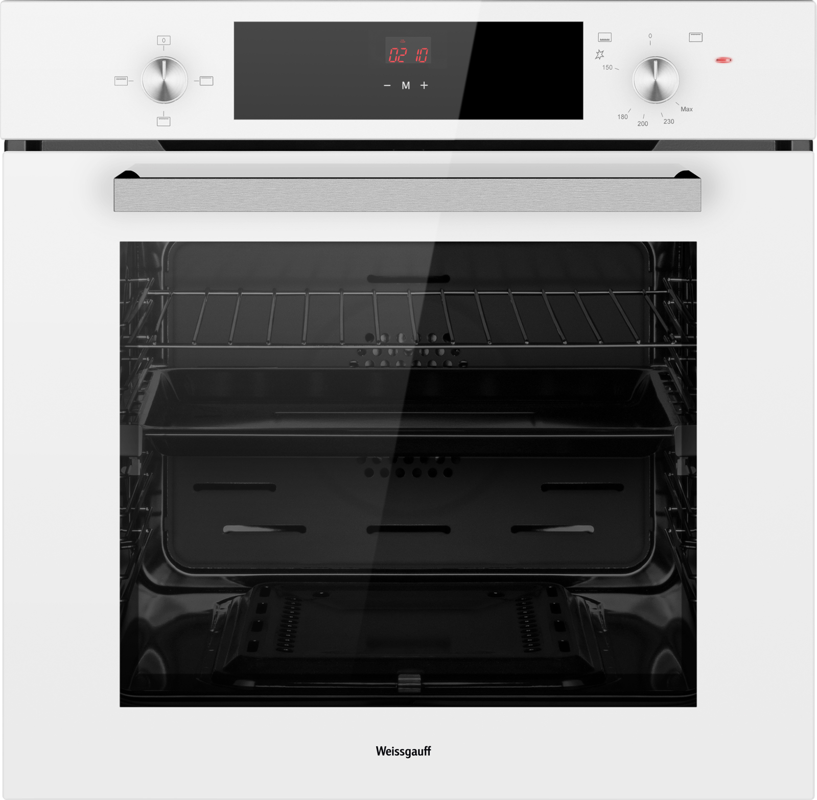 картинка Газовый духовой шкаф Weissgauff WGO 702 D WHITE GLASS  картинка Газовый духовой шкаф Weissgauff WGO 702 D WHITE GLASS