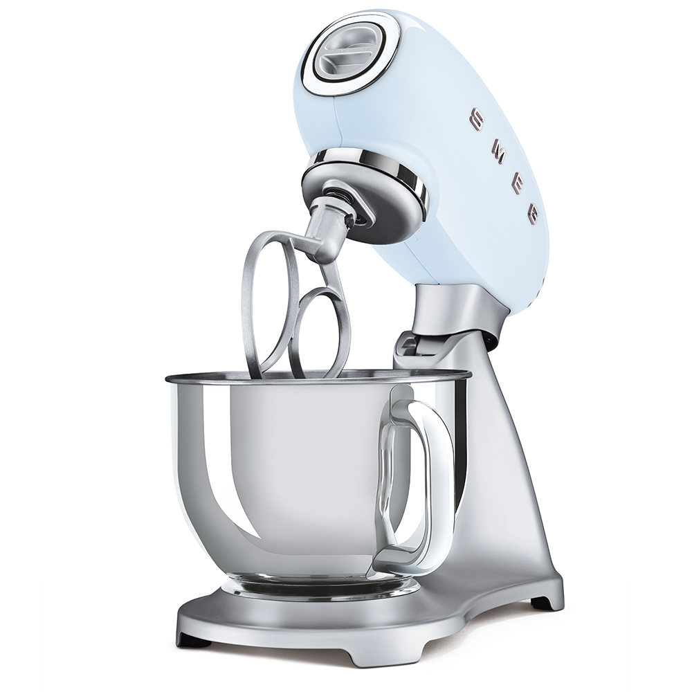 картинка Миксер планетарный Smeg SMF02PBEU  картинка Миксер планетарный Smeg SMF02PBEU