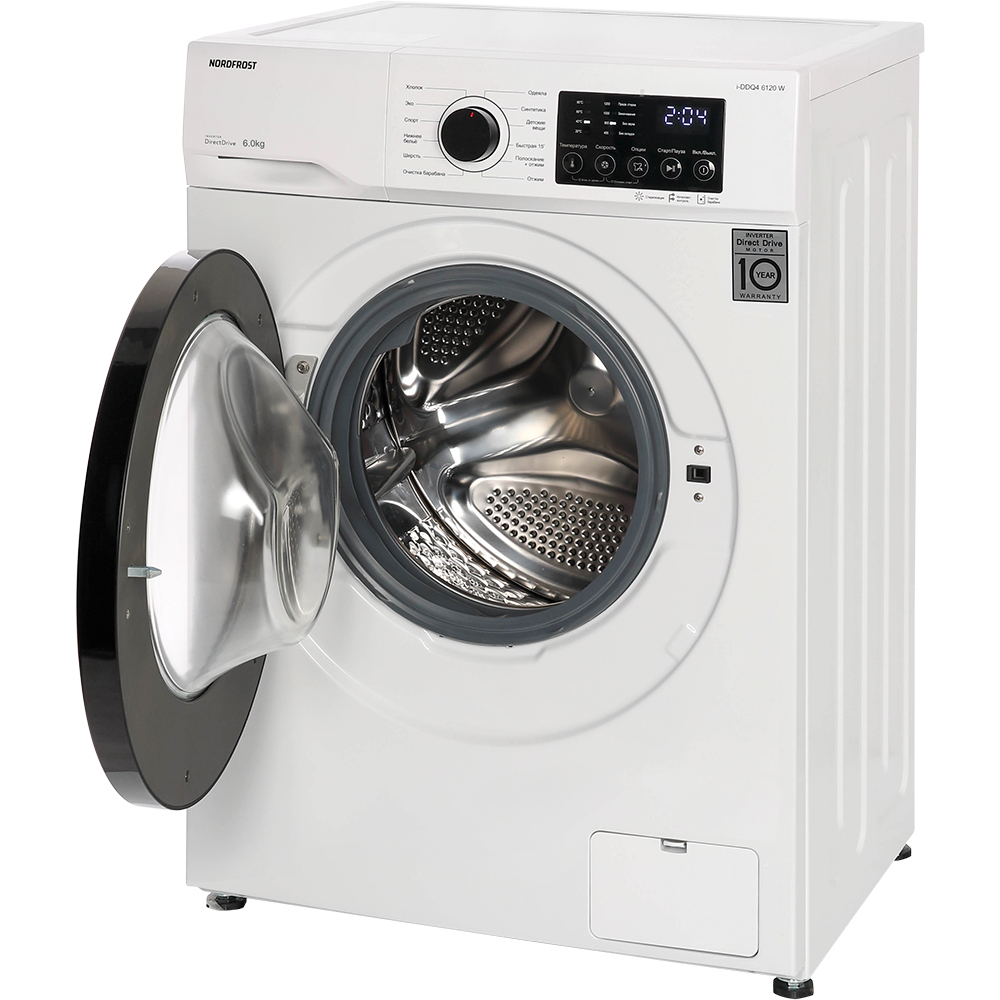 картинка Стиральная машина Nordfrost I-DDQ4 6120 W 