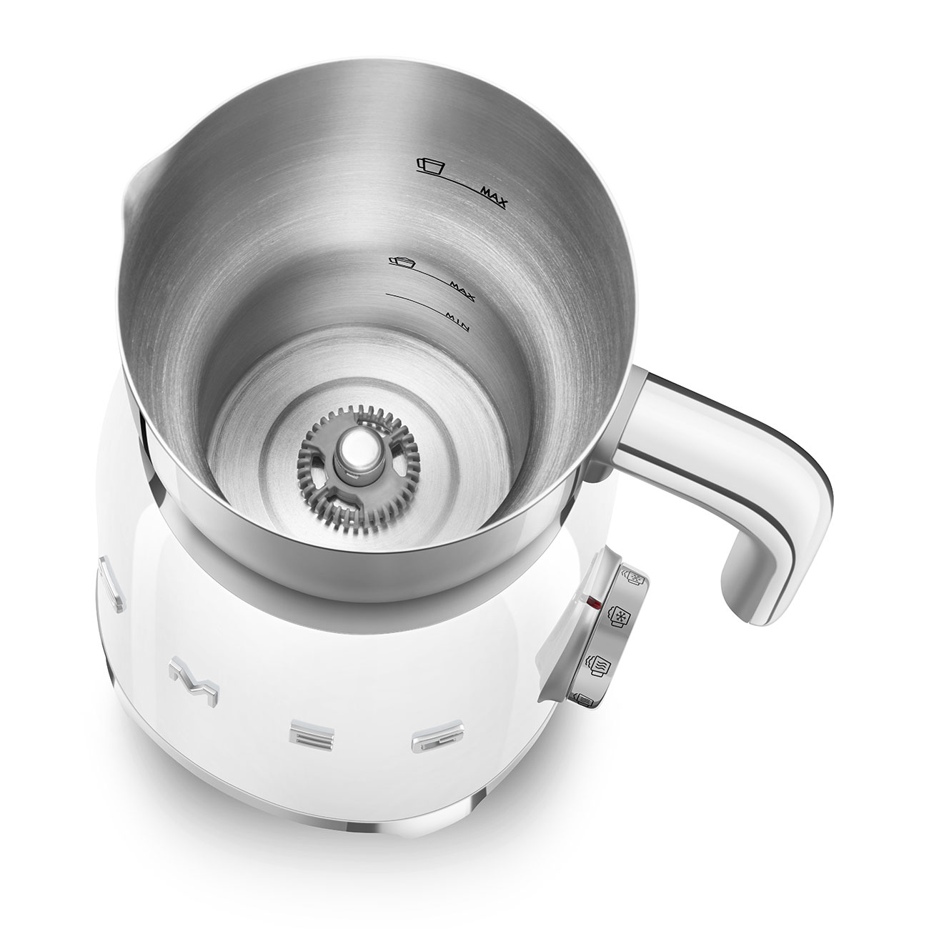 картинка Вспениватель молока Smeg MFF11WHEU  картинка Вспениватель молока Smeg MFF11WHEU