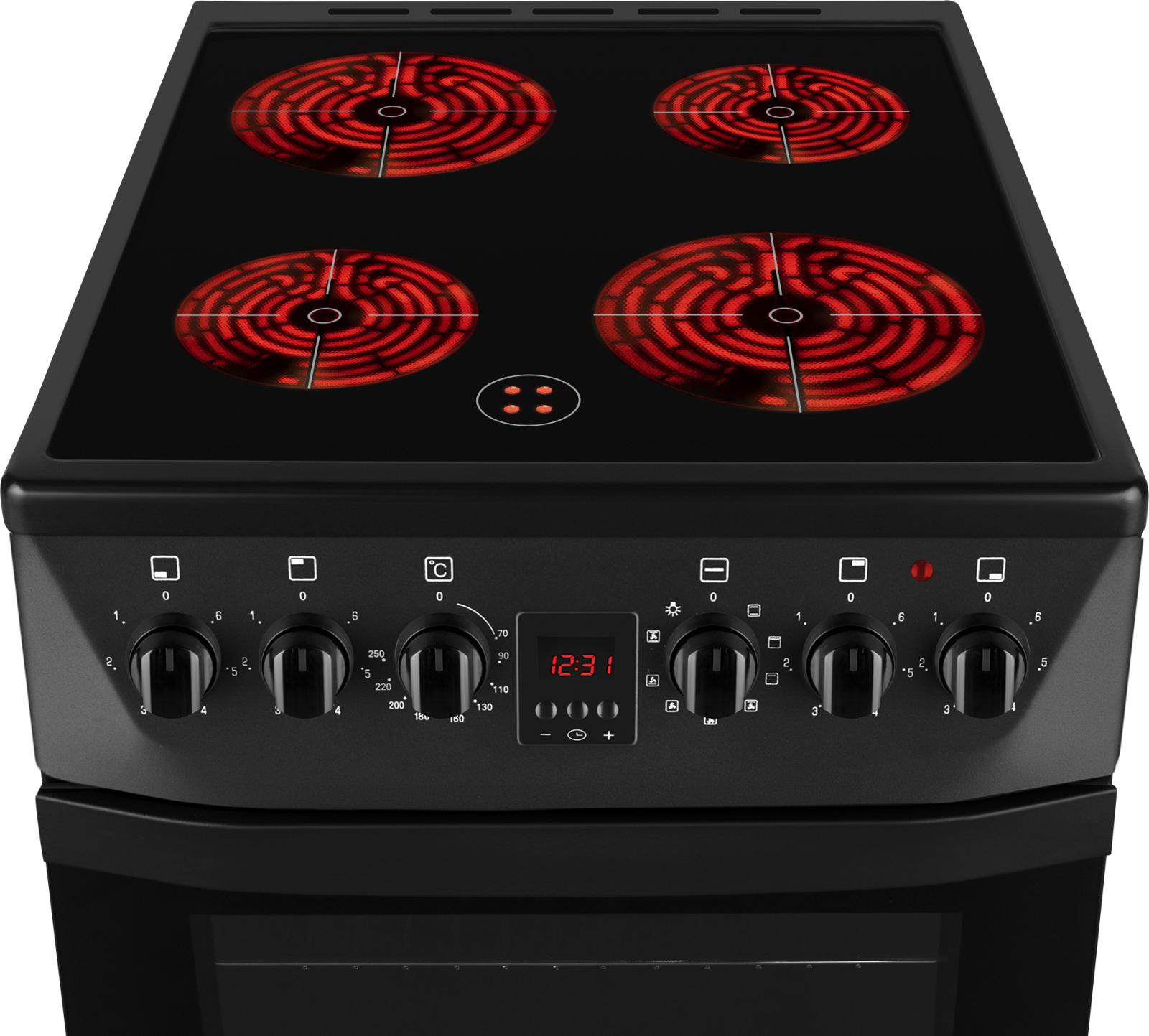 картинка Электрическая кухонная плита Weissgauff WES 2V16 BE Premium Line 