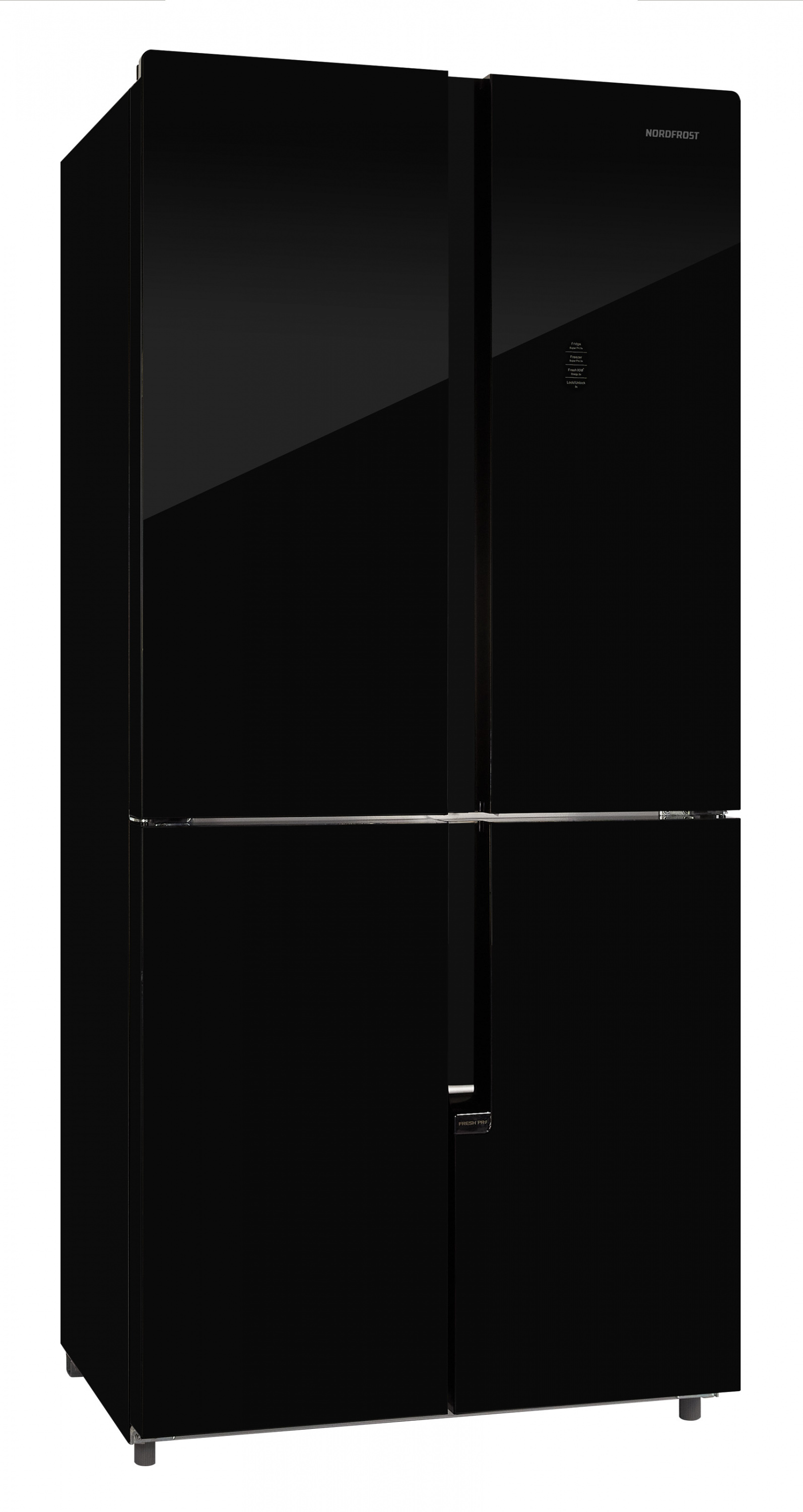 картинка Отдельностоящий холодильник Nordfrost RFQ 510 NFGB INVERTER 