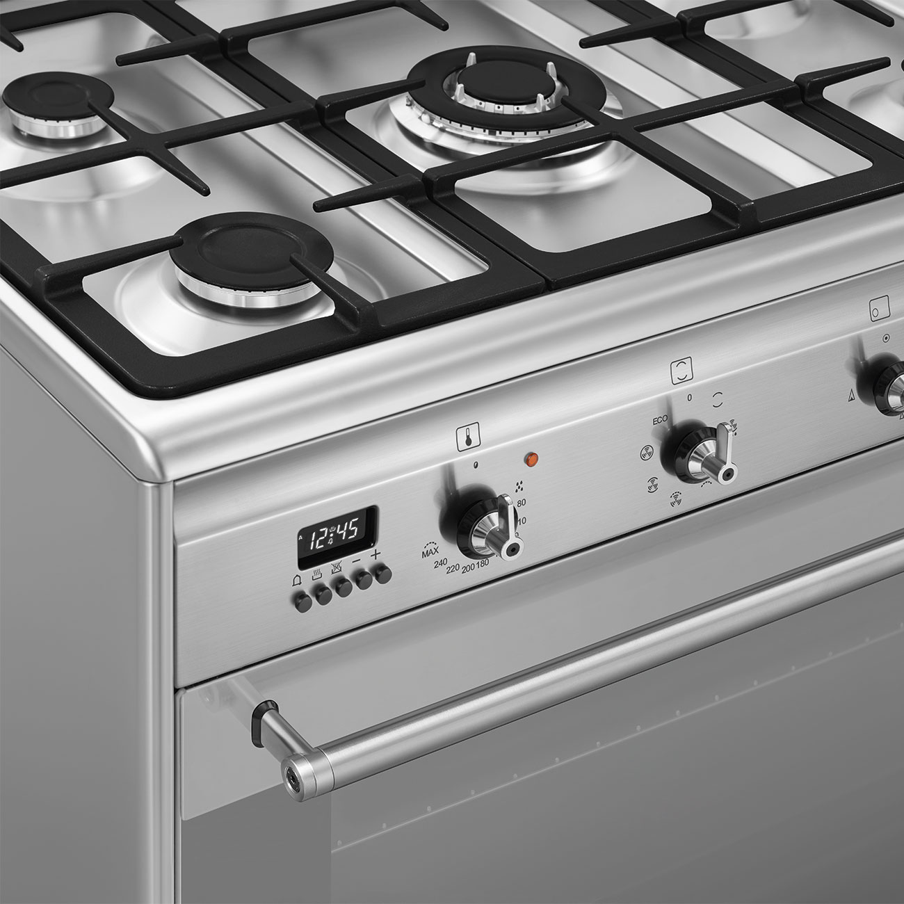 картинка Комбинированная кухонная плита Smeg SUK91MFX9  картинка Комбинированная кухонная плита Smeg SUK91MFX9