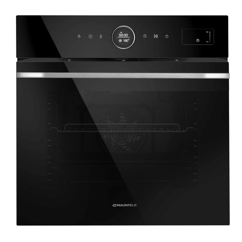 картинка Электрический духовой шкаф с функцией пароварки Maunfeld EOEH7617STB 