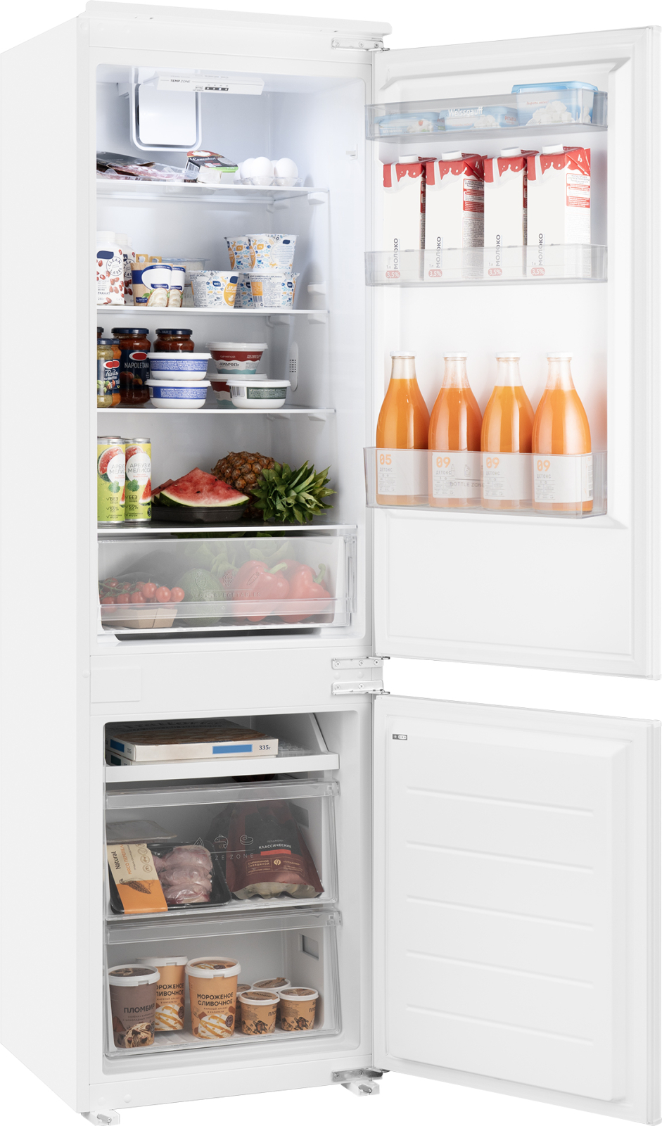 картинка Встраиваемый холодильник Weissgauff WRKI 178 LowFrost 