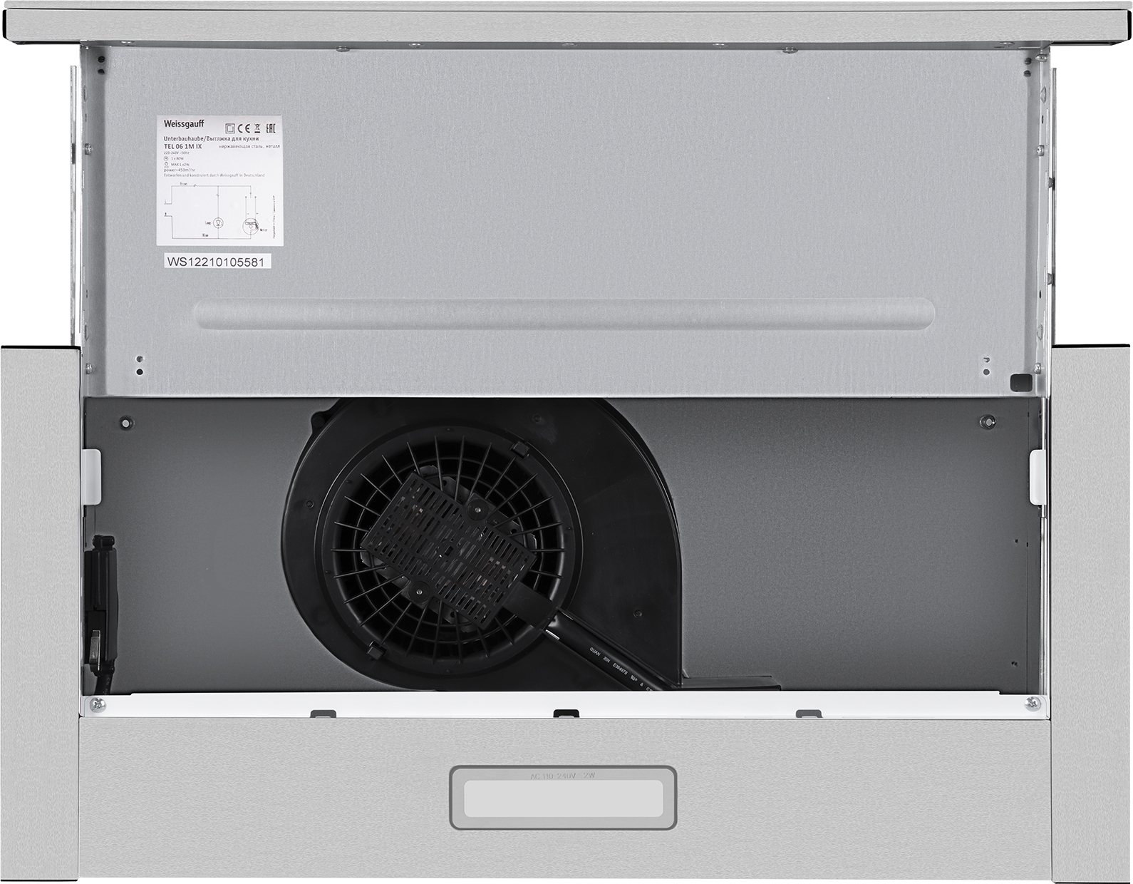 картинка Кухонная вытяжка Weissgauff TEL 06 1M IX 