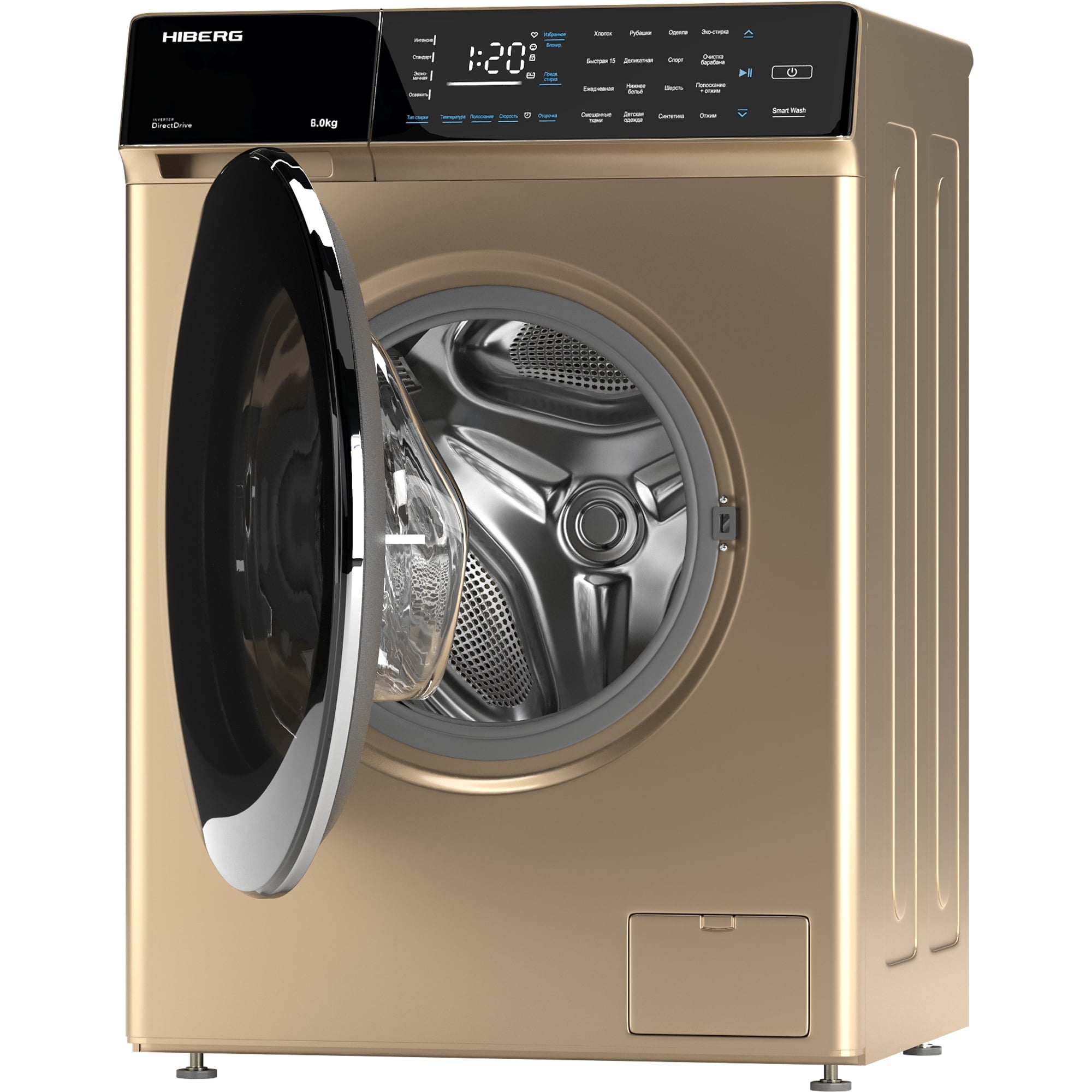 картинка Стиральная машина Hiberg I-DDQ9 - 812 G  картинка Стиральная машина Hiberg I-DDQ9 - 812 G