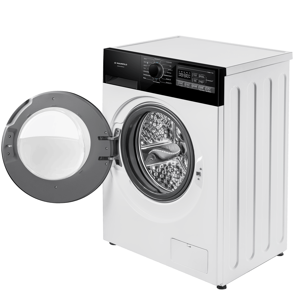 картинка Стиральная машина с паром Maunfeld MFWM1410STWH03  картинка Стиральная машина с паром Maunfeld MFWM1410STWH03