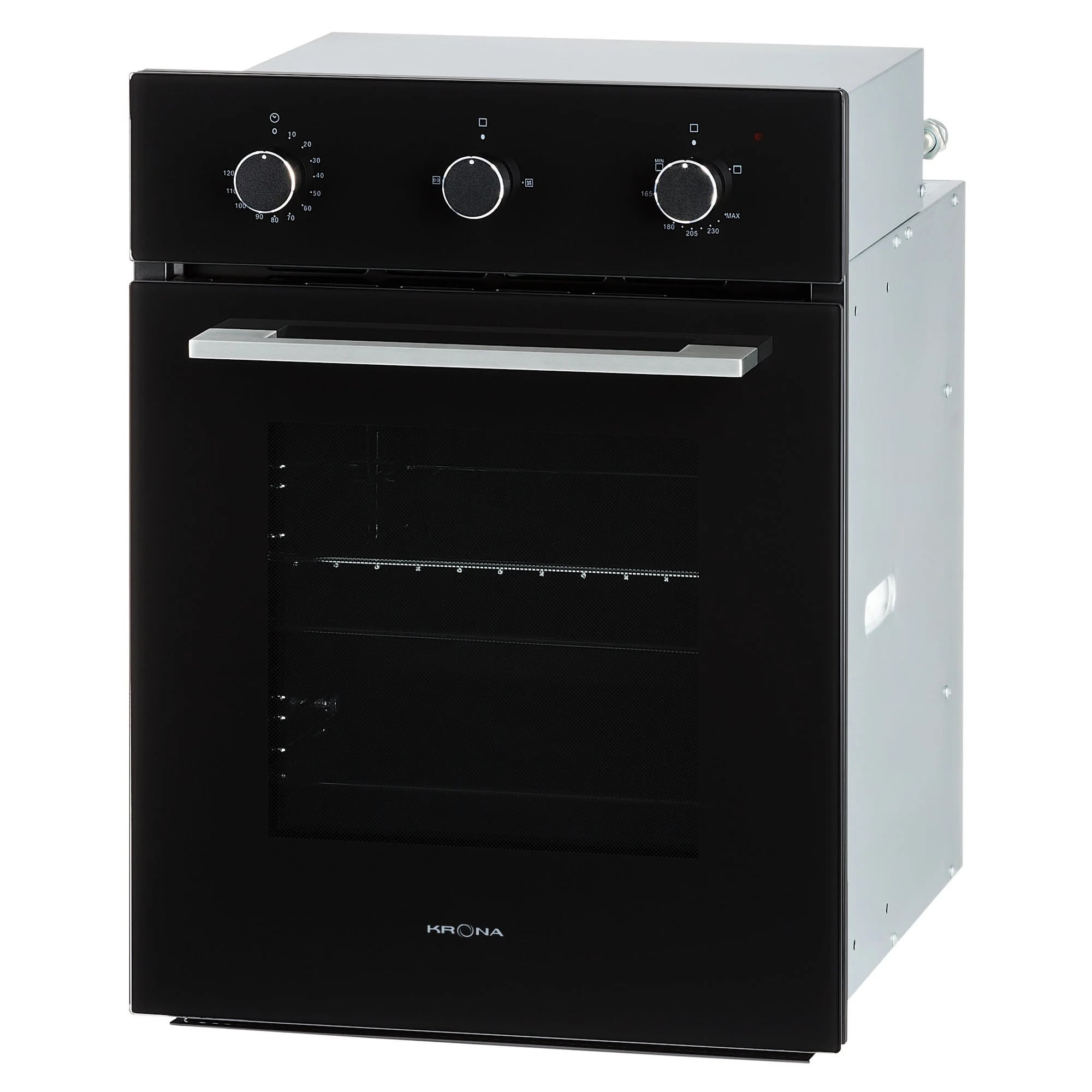 картинка Газовый духовой шкаф Krona STRETTO 45 BL черный  картинка Газовый духовой шкаф Krona STRETTO 45 BL черный