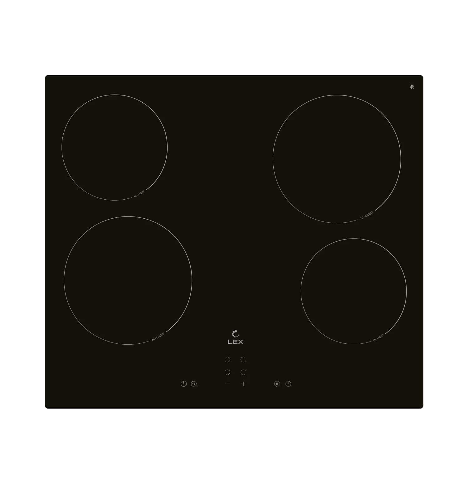 картинка Варочная панель Lex EVH 640A BL  картинка Варочная панель Lex EVH 640A BL