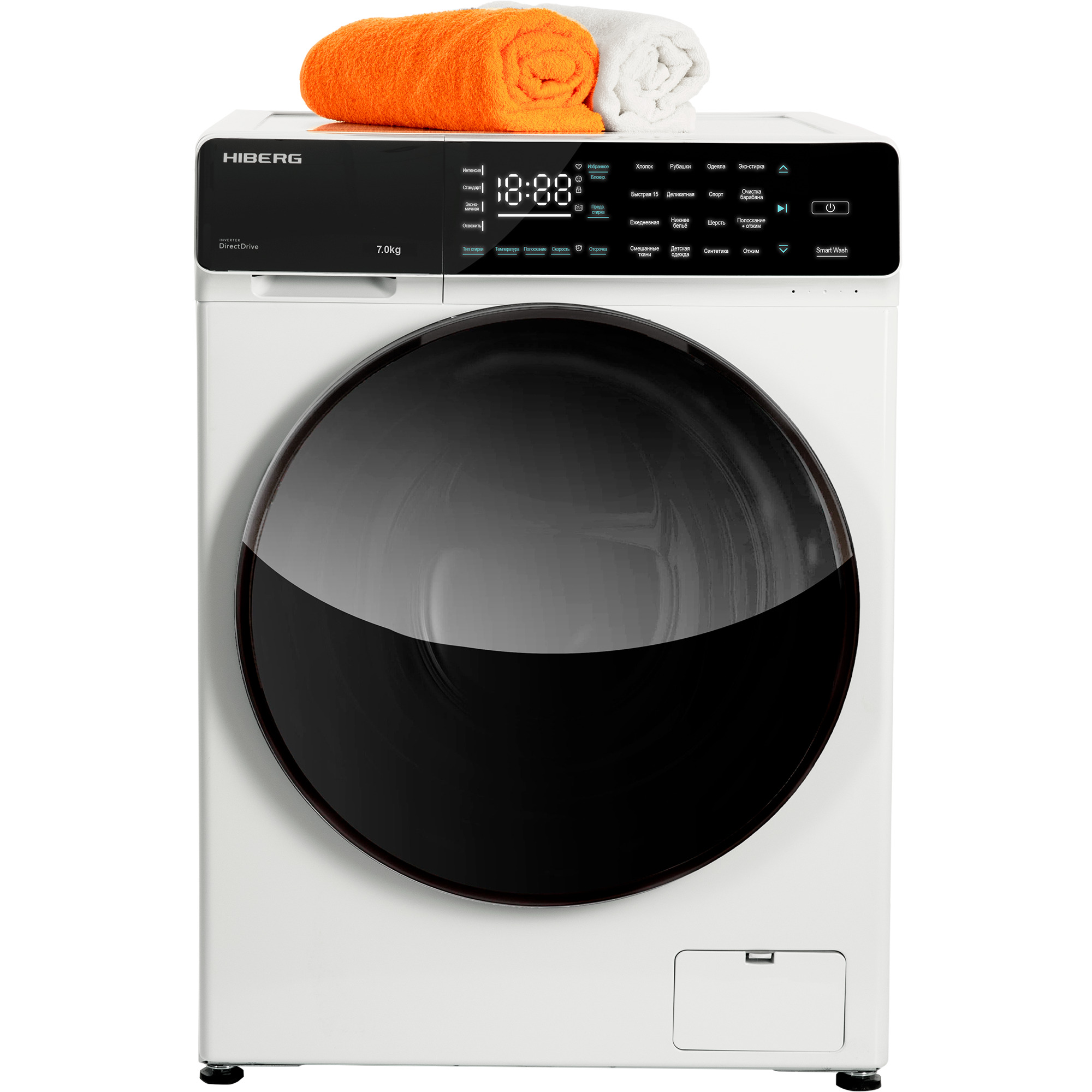 картинка Стиральная машина Hiberg I-DDQ9 - 712 W  картинка Стиральная машина Hiberg I-DDQ9 - 712 W