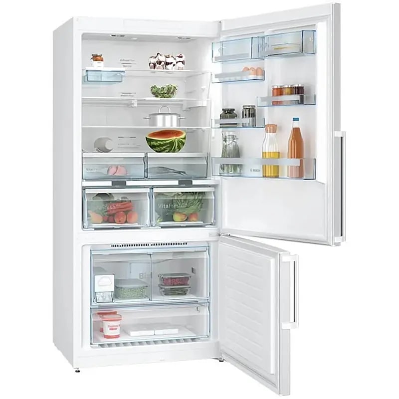 картинка Отдельностоящий холодильник Bosch KGN86AW32U белый 