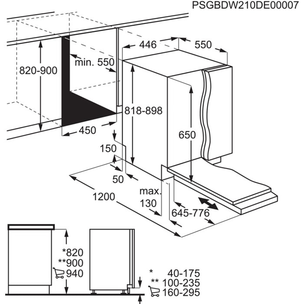 картинка Посудомоечная машина Aeg FSE73507P 
