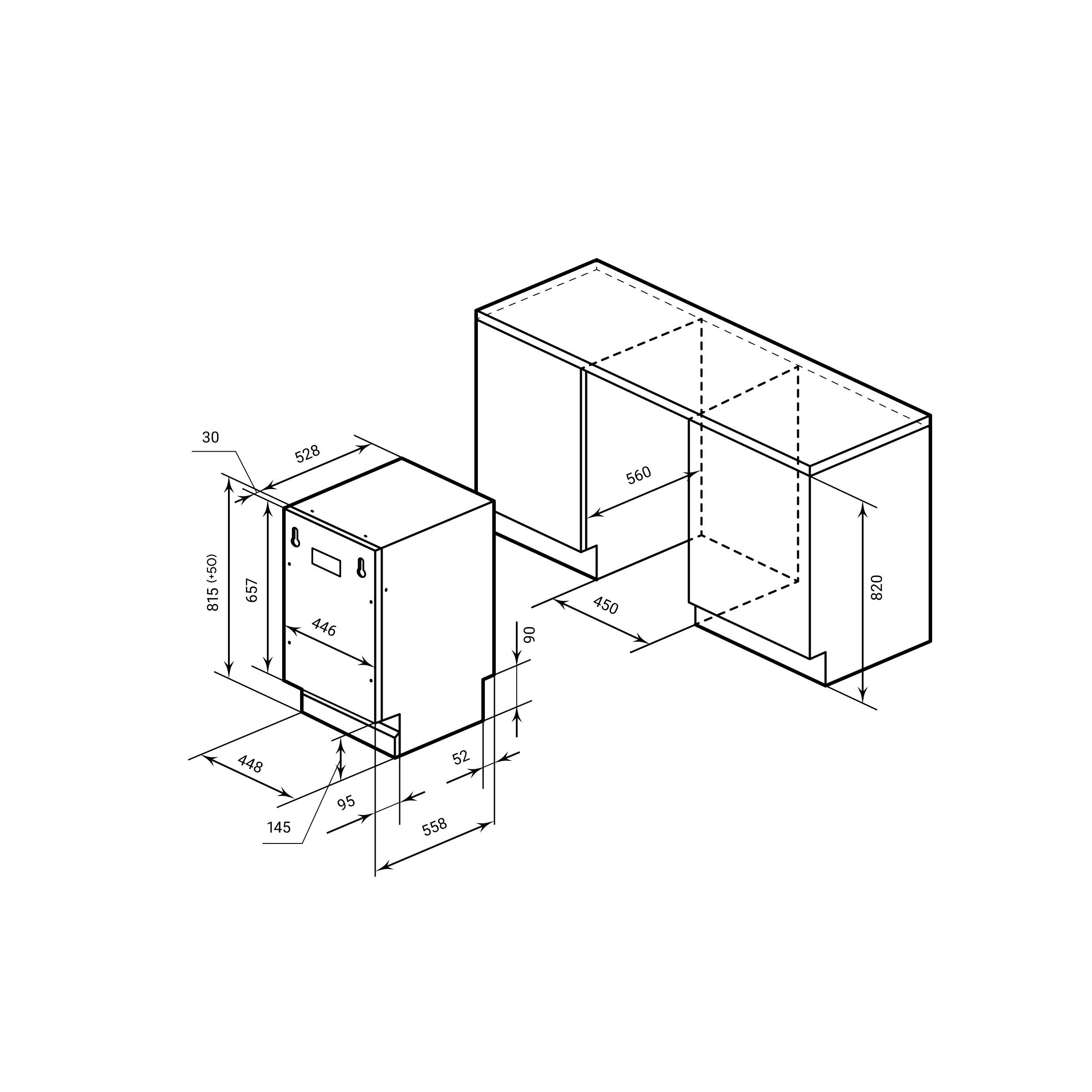 картинка Посудомоечная машина Lex PM 4552N 