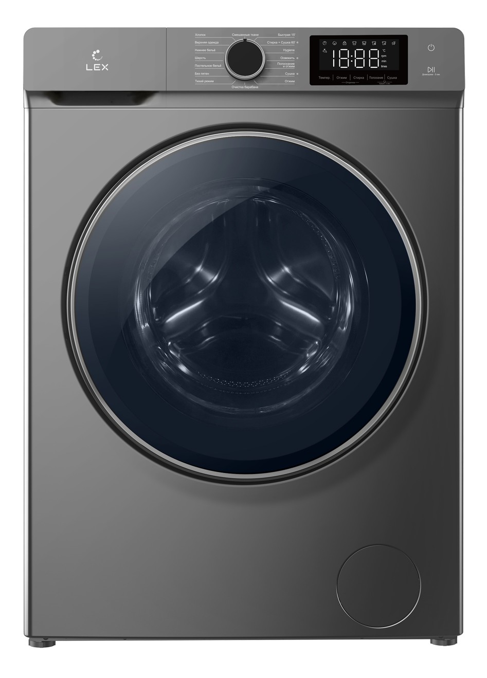 картинка Стиральная машина с сушкой Lex LWM12812GRID 
