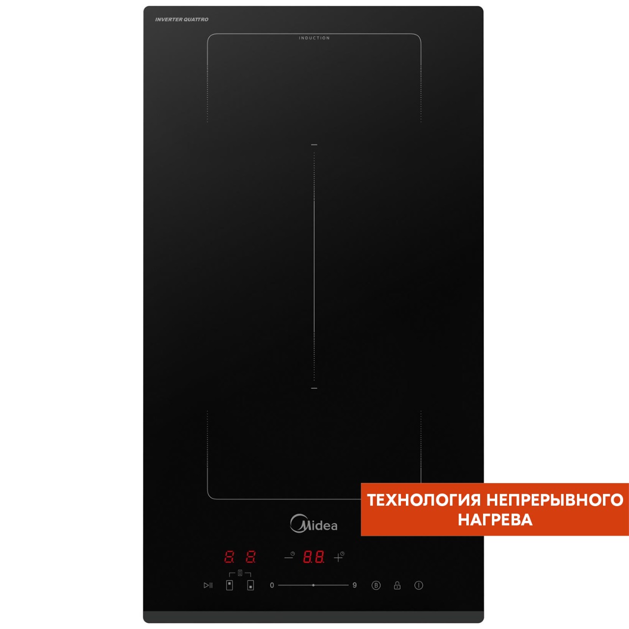 картинка Индукционная варочная панель Midea MIH37707F  картинка Индукционная варочная панель Midea MIH37707F