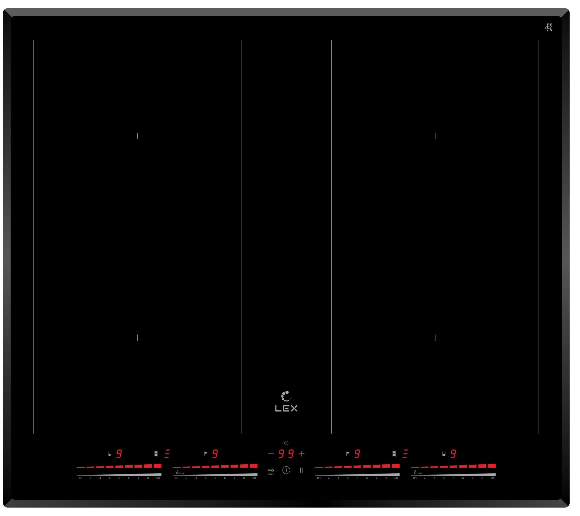 картинка Варочная панель Lex EVI 641C BL 