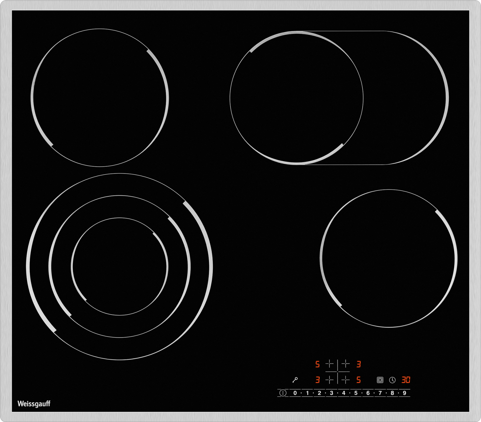 картинка Электрическая варочная панель Weissgauff HV 643 BSX 