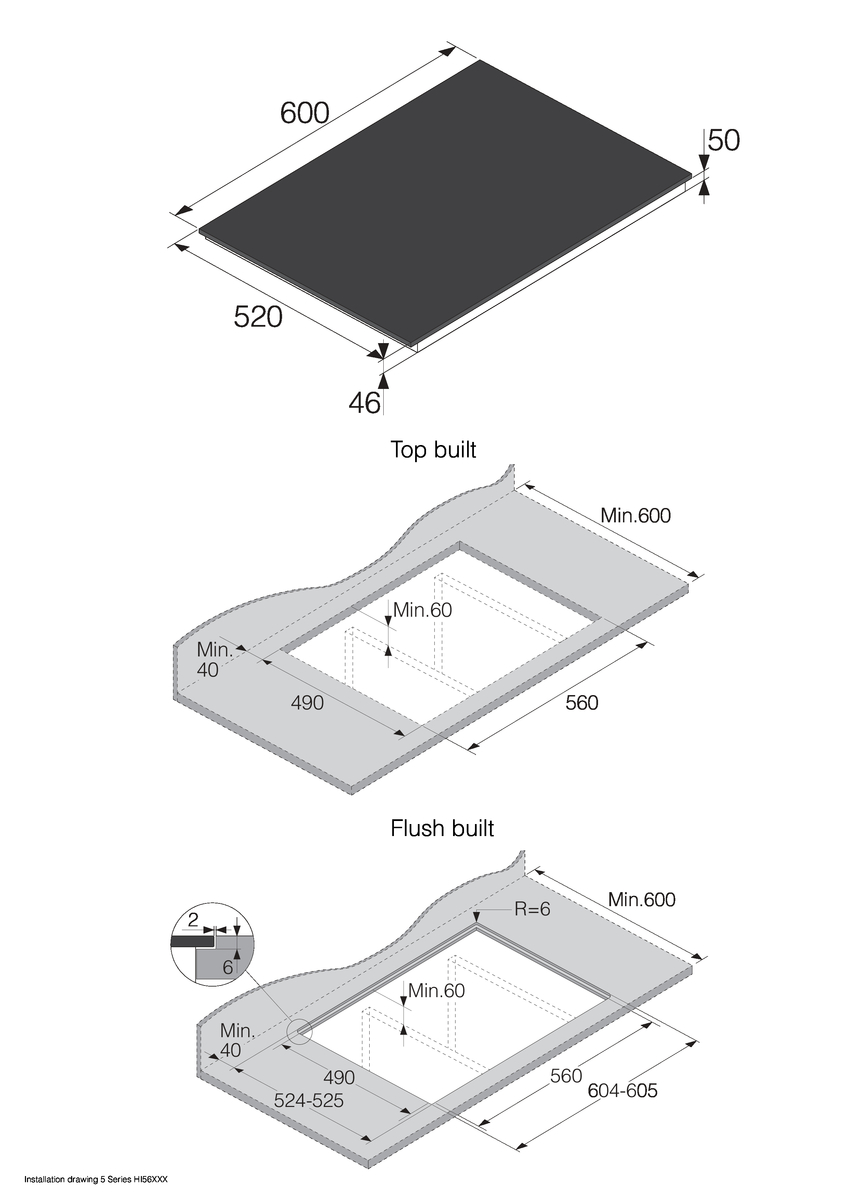 картинка Индукционная варочная панель ASKO HI5643FMG1 черный матовый 
