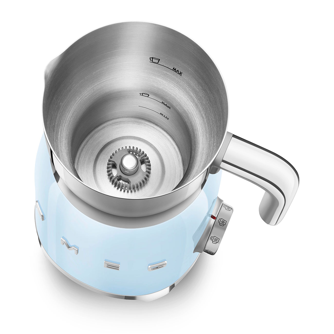 картинка Вспениватель молока Smeg MFF11PBEU  картинка Вспениватель молока Smeg MFF11PBEU