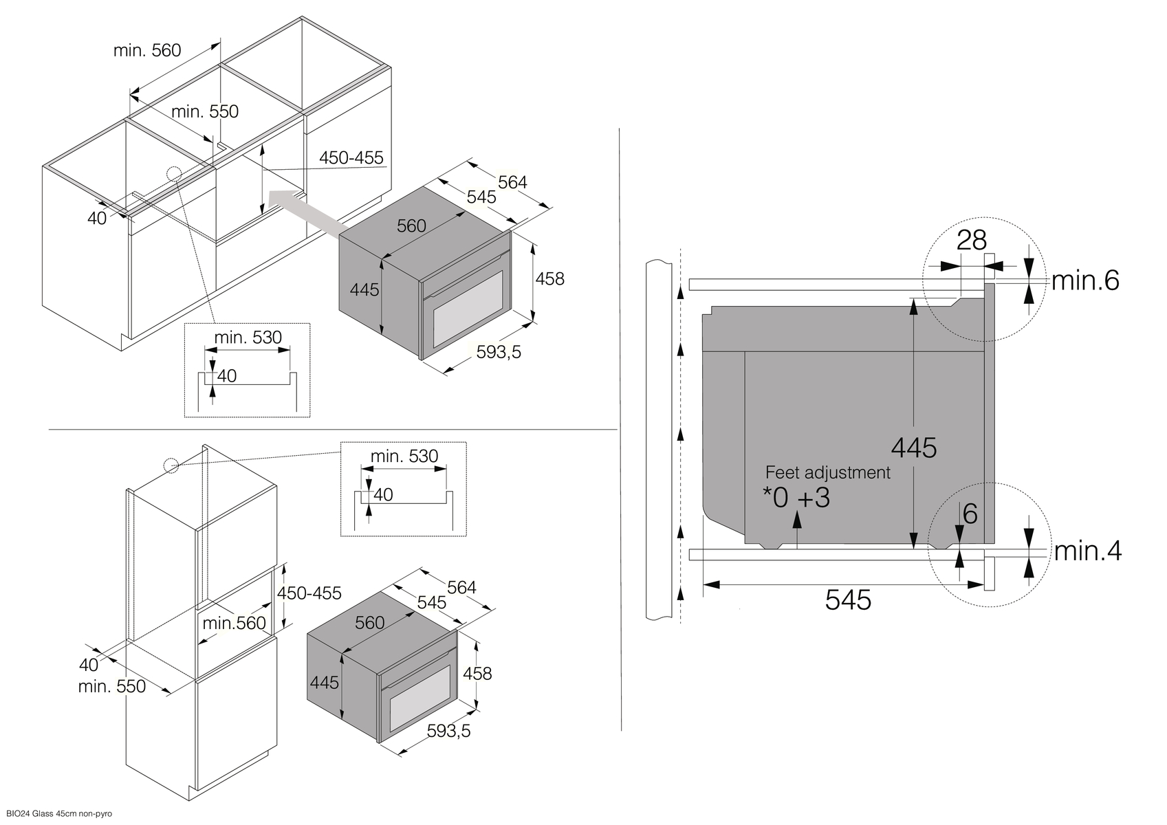 картинка Электрический духовой шкаф с функцией СВЧ Asko OCM24BGH черный 