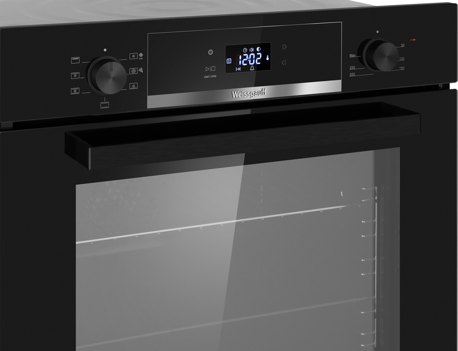 картинка Электрический духовой шкаф Weissgauff EOV 29 PDBS Black Edition 