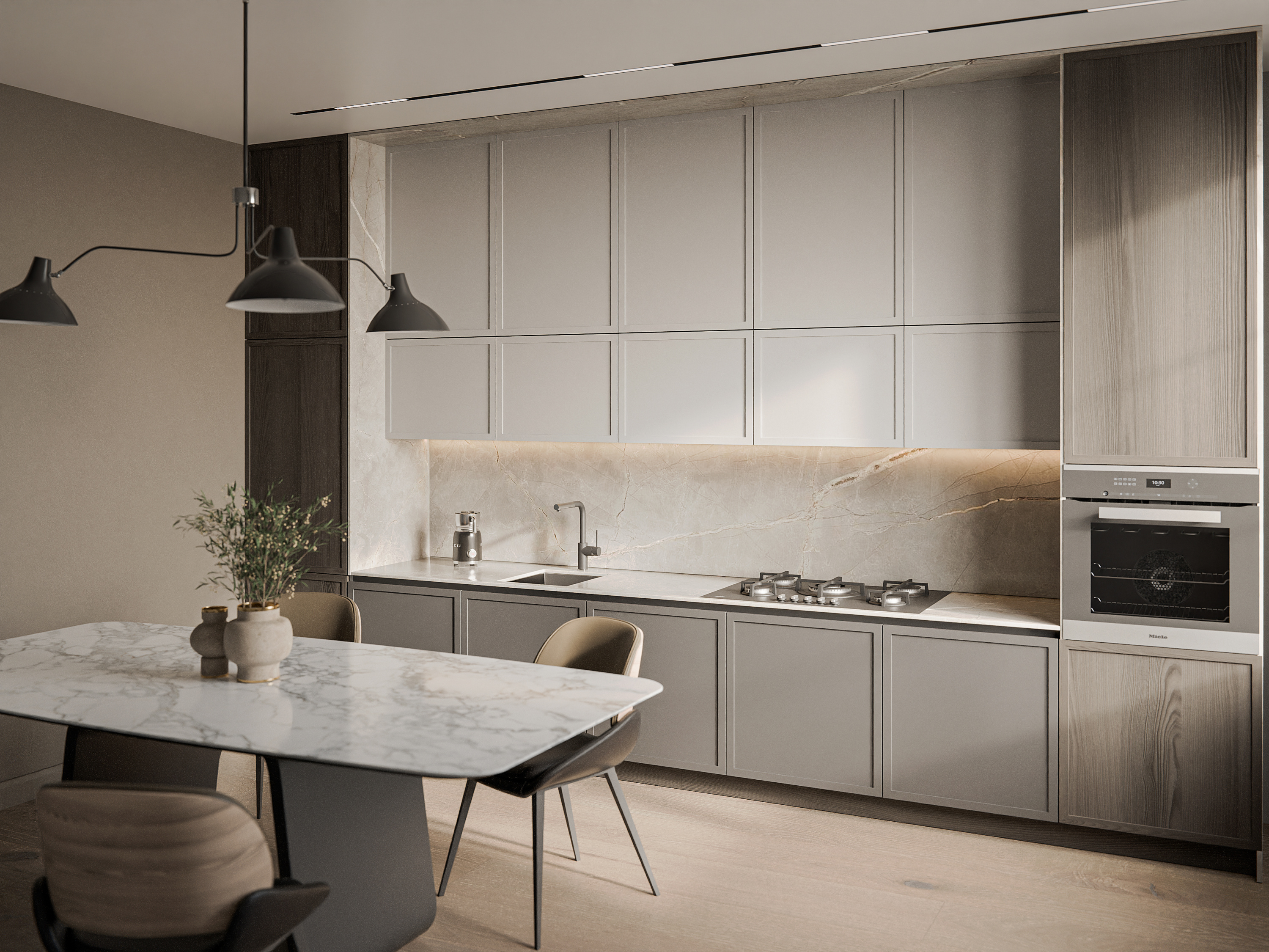 картинка Мойка для кухни Rivelato Rinox 3844 UN PVD black 