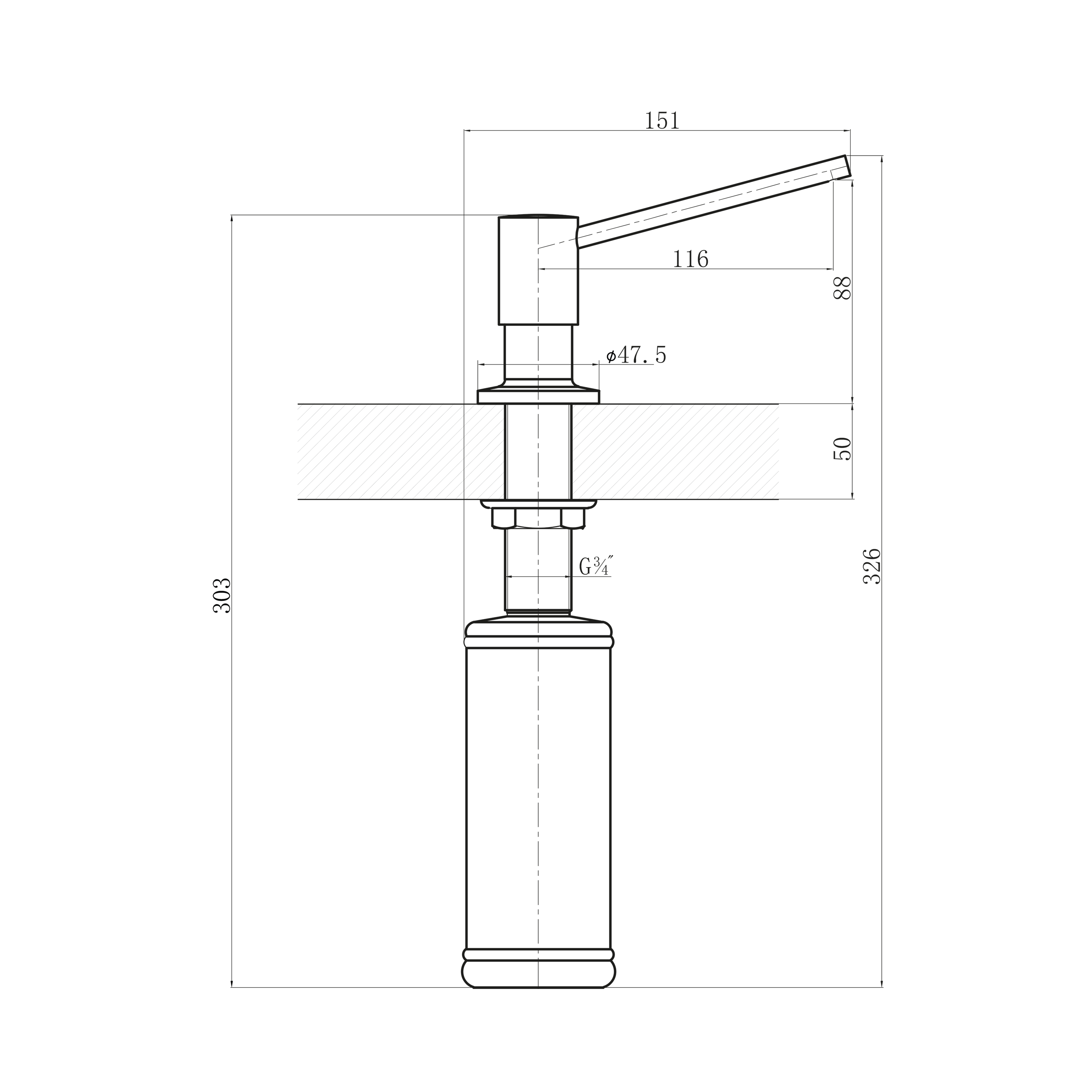 картинка Дозатор для мыла Florentina МАРКО 